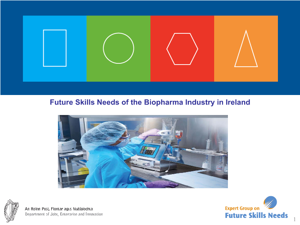 Future Skills Needs of the Biopharma Industry in Ireland - Key Findings Presentation