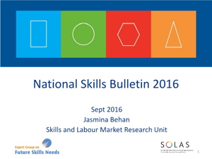 National Skills Bulletin 2016 Presentation