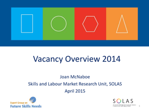 Vacancy Overview 2014 - Presentation