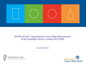 Key Findings Presentation Assessment of Future Skills Requirements in the Hospitality Sector in Ireland, 2015-2020