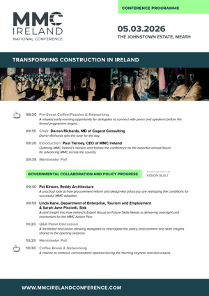 MMC Ireland Annual Conference Programme 2026